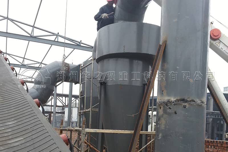 陜西有機(jī)肥設(shè)備生產(chǎn)線現(xiàn)場(chǎng)